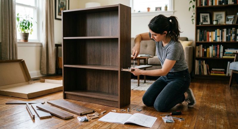 Bookcase Assembly in Overland Park, KS