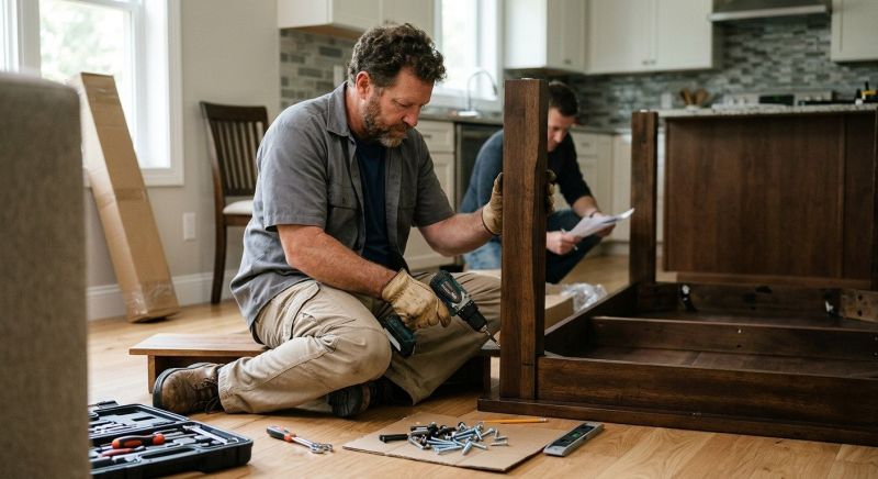 Kitchen Table Assembly in Littleton, CO